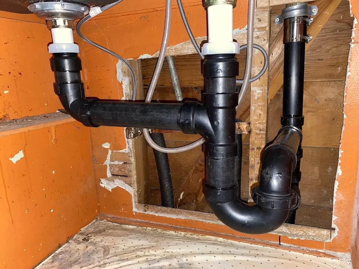 Professional Repiping Services equipment and tools on the job in Cuyahoga Falls